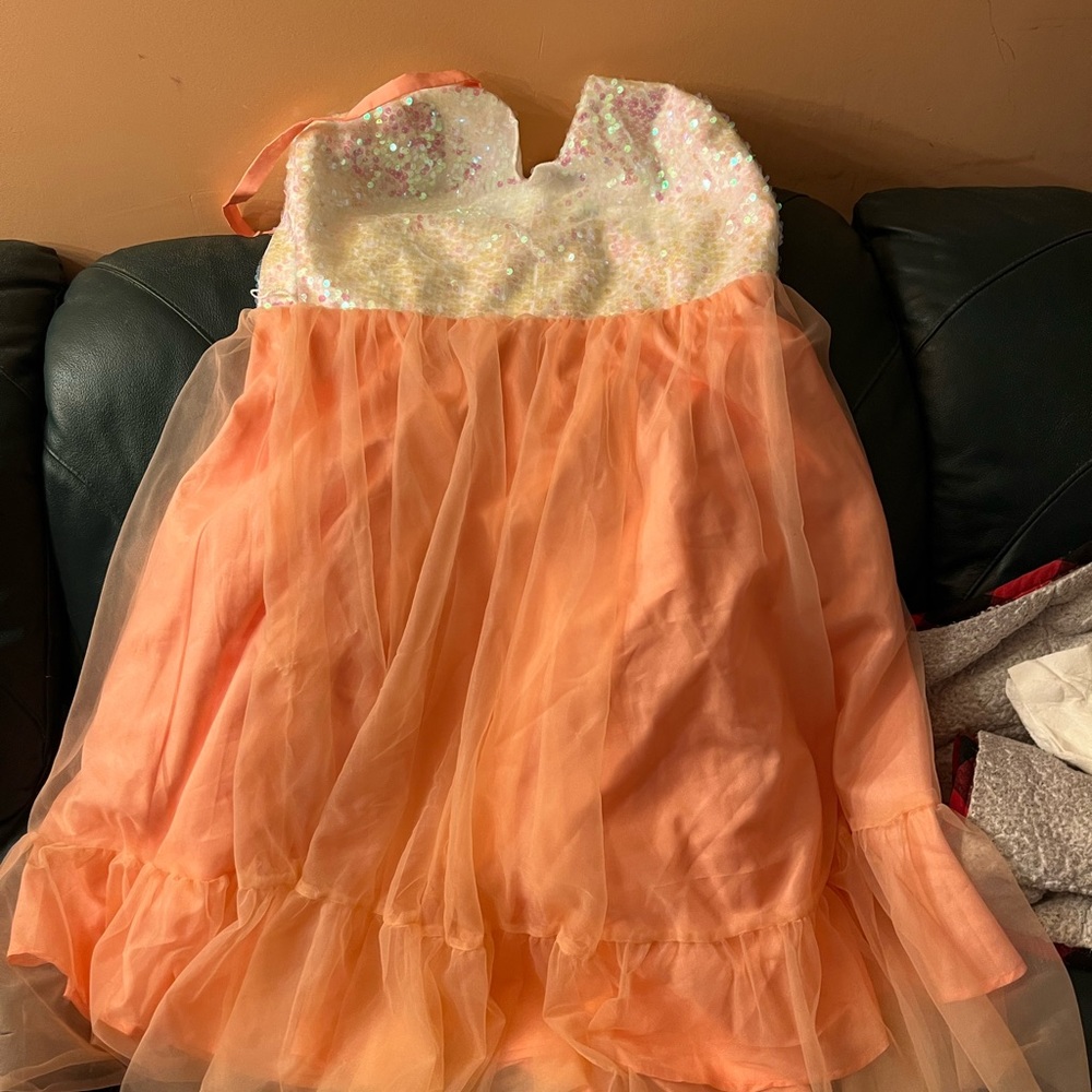 Unique Vintage brand Peaches & Cream Barbie dress BNWT XL/14 & bonus petticoat